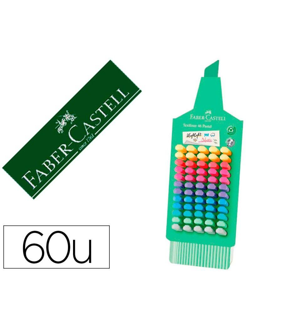 Rotulador faber fluorescente 1546 expositor de 60 unidades colores surtidos - Imagen 2