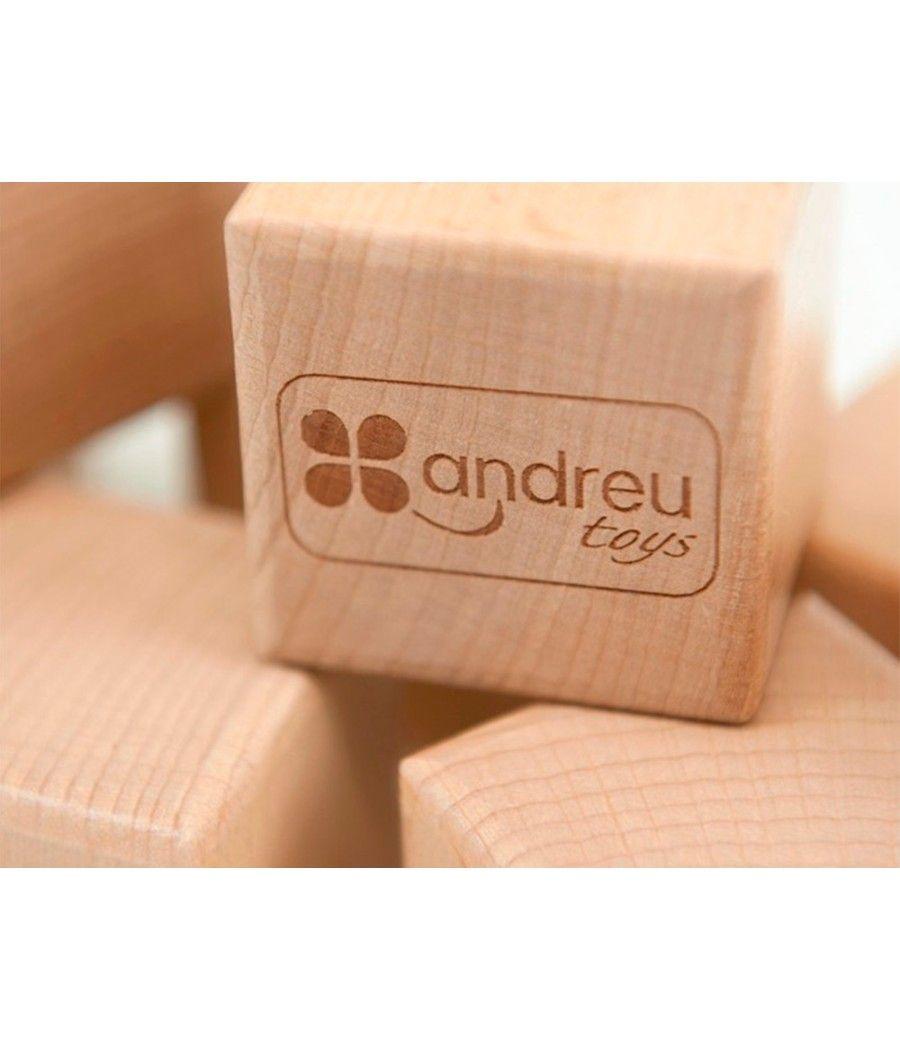 Juego didactico andreutoys 10 cubos sensoriales con sonido madera - Imagen 5