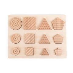 Juego didactico andreutoys formas geosensoriales madera 12 piezas - Imagen 3