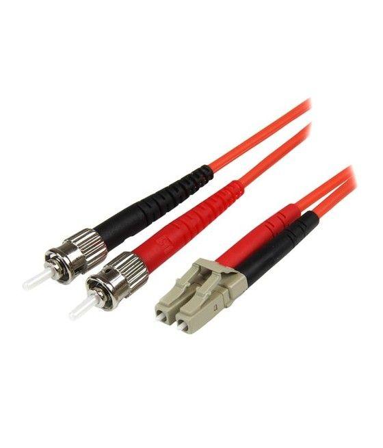 StarTech.com Cable Adaptador de Red de 1m Multimodo Dúplex Fibra Óptica LC-ST 50/125 - Patch Duplex - Imagen 1