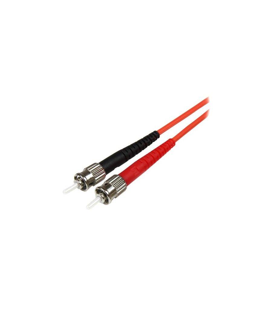 StarTech.com Cable Adaptador de Red de 1m Multimodo Dúplex Fibra Óptica LC-ST 50/125 - Patch Duplex - Imagen 2