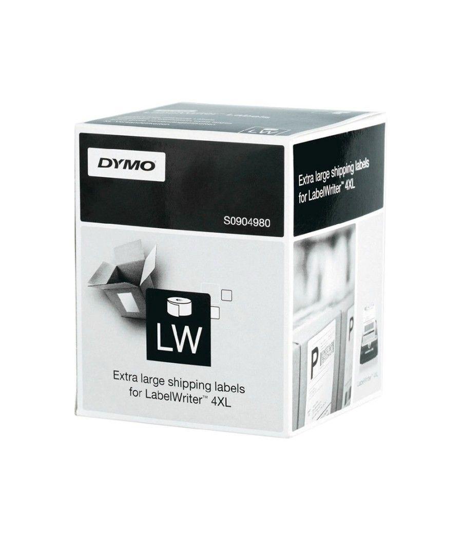 Etiqueta adhesiva dymo labelwriter para envio 104x159 mm blanca para impresoras 4xl/5xl rollo de 220 unidades - Imagen 2