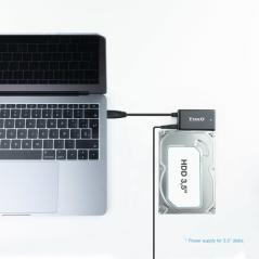Tooq - adaptador usb 3.0 usb-a a sata para discos duros de 2.5" y 3.5" con alimentador - Imagen 6
