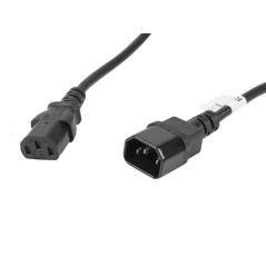 Cable alargador lanberg alimentacion cpu iec320 c13 h - iec320 c14 m vde 5m - Imagen 1