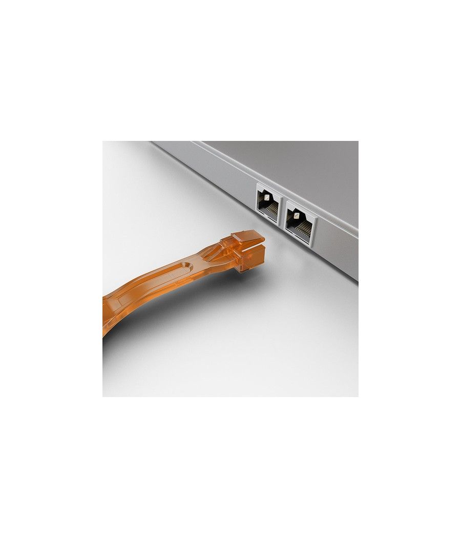 Rj45 port blocker key, orange - Imagen 2