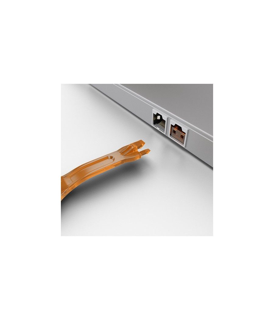 Rj45 port blocker key, orange - Imagen 3
