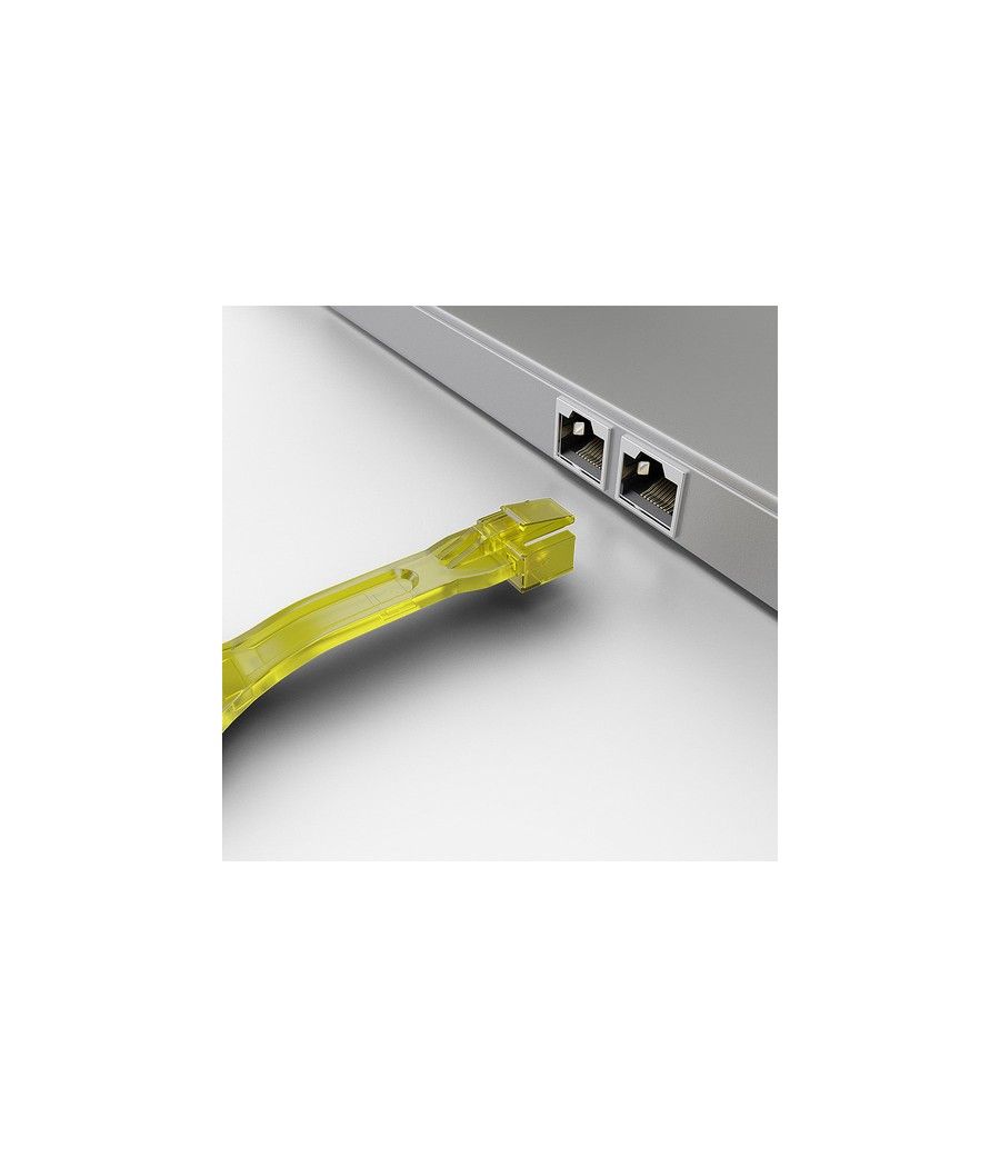 Rj45 port blocker key, yellow - Imagen 2