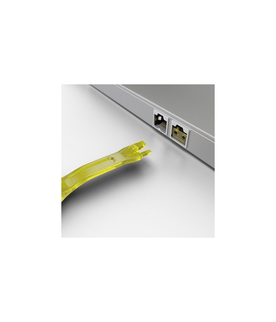 Rj45 port blocker key, yellow - Imagen 3