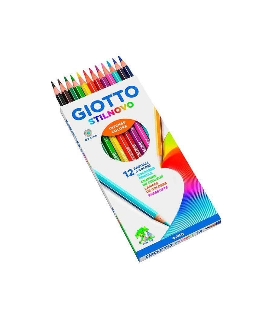 Lápices de colores giotto colors 3.0 mina 3 mm caja de 12 colores surtidos PACK 20 UNIDADES - Imagen 5