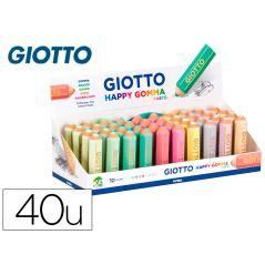 Goma giotto happy gomma pastel forma de lápiz PACK 40 UNIDADES - Imagen 2