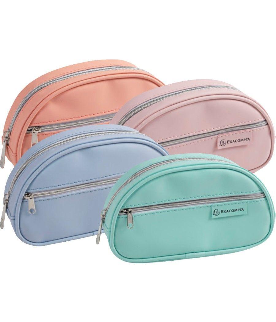 Bolso escolar exacompta aquarel goma 3 formas colores surtidos PACK 18 UNIDADES - Imagen 5