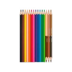 Lápices de colores maped color peps world caja de 12 colores surtidos + 3 dúo tonos de piel - Imagen 4