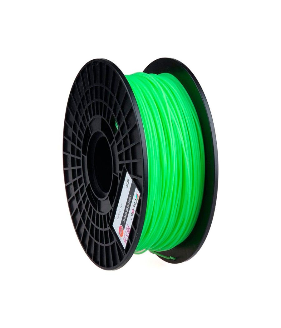 Filamento 3d colido pla luminoso 1,75 mm 1 kg verde - Imagen 4