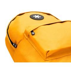 Cartera antartik mochila con asa y bolsillos con cremallera color mostaza 310x160x410 mm - Imagen 9