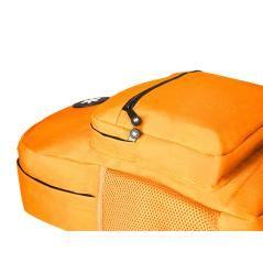 Cartera antartik mochila con asa y bolsillo frontal concremallera color mostaza 320x140x430 mm - Imagen 9