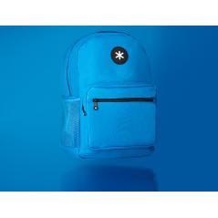 Cartera antartik mochila con asa y bolsillo frontal concremallera color azul 320x140x430 mm - Imagen 10