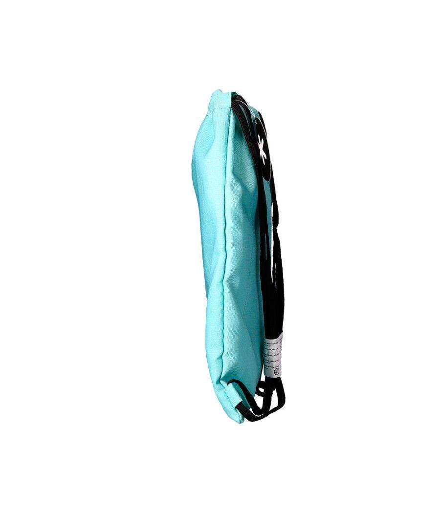 Saco plano antartik bolsillo interior con cremallera color azul hielo 350x400 mm - Imagen 6