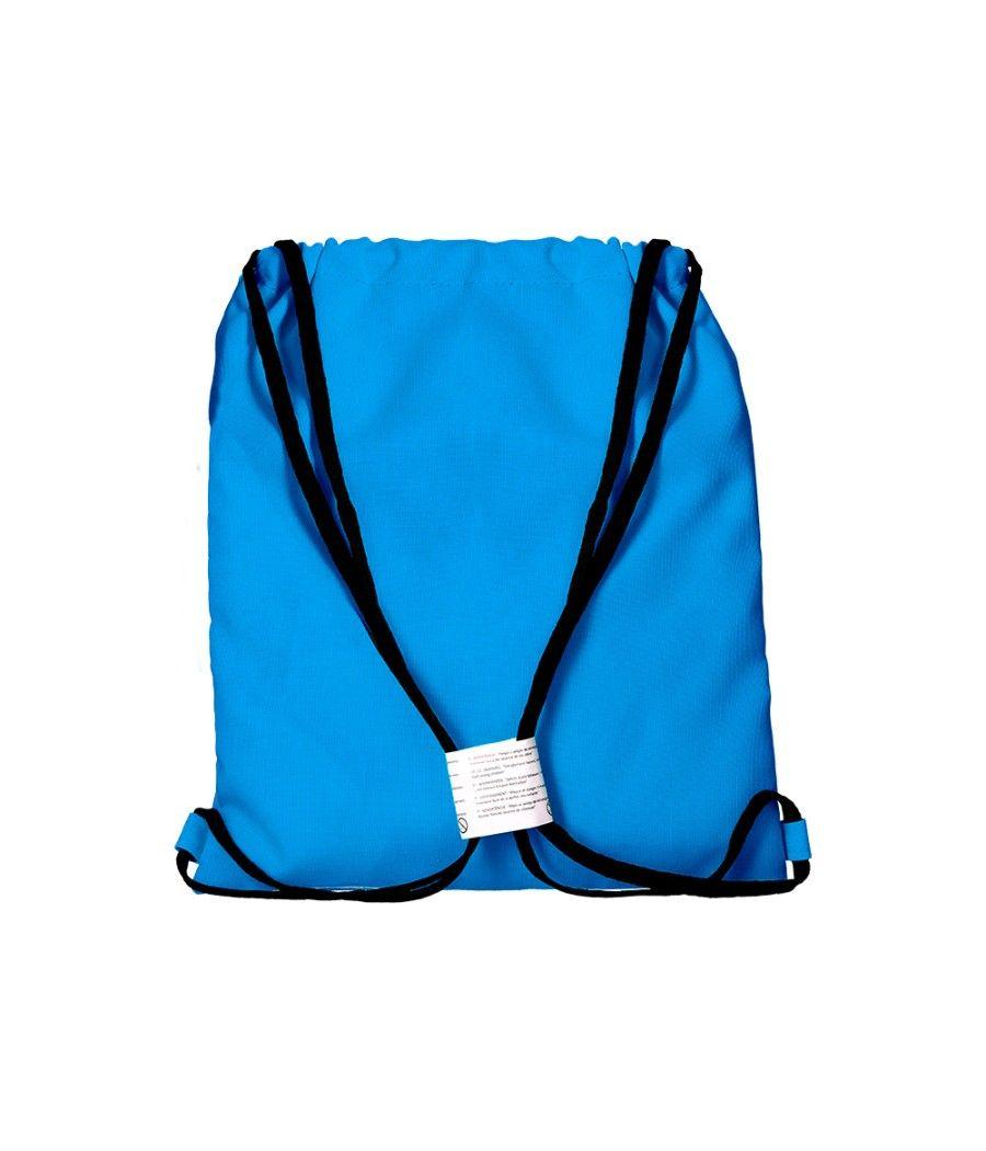 Saco plano antartik bolsillo interior con cremallera color azul 350x400 mm - Imagen 5