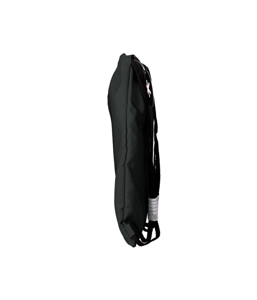 Saco plano antartik bolsillo interior con cremallera color negro 350x400 mm - Imagen 6