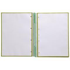 Cuaderno espiral liderpapel a4 micro antartik tapa forrada80h 90 gr horizontal 1 banda 4 taladros color verde - Imagen 6