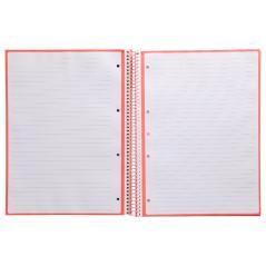 Cuaderno espiral liderpapel a4 micro antartik tapa forrada80h 90 gr horizontal 1 banda 4 taladros color rosa claro - Imagen 6