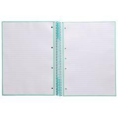 Cuaderno espiral liderpapel a4 micro antartik tapa forrada80h 90 gr horizontal 1 banda 4 taladros color menta - Imagen 6