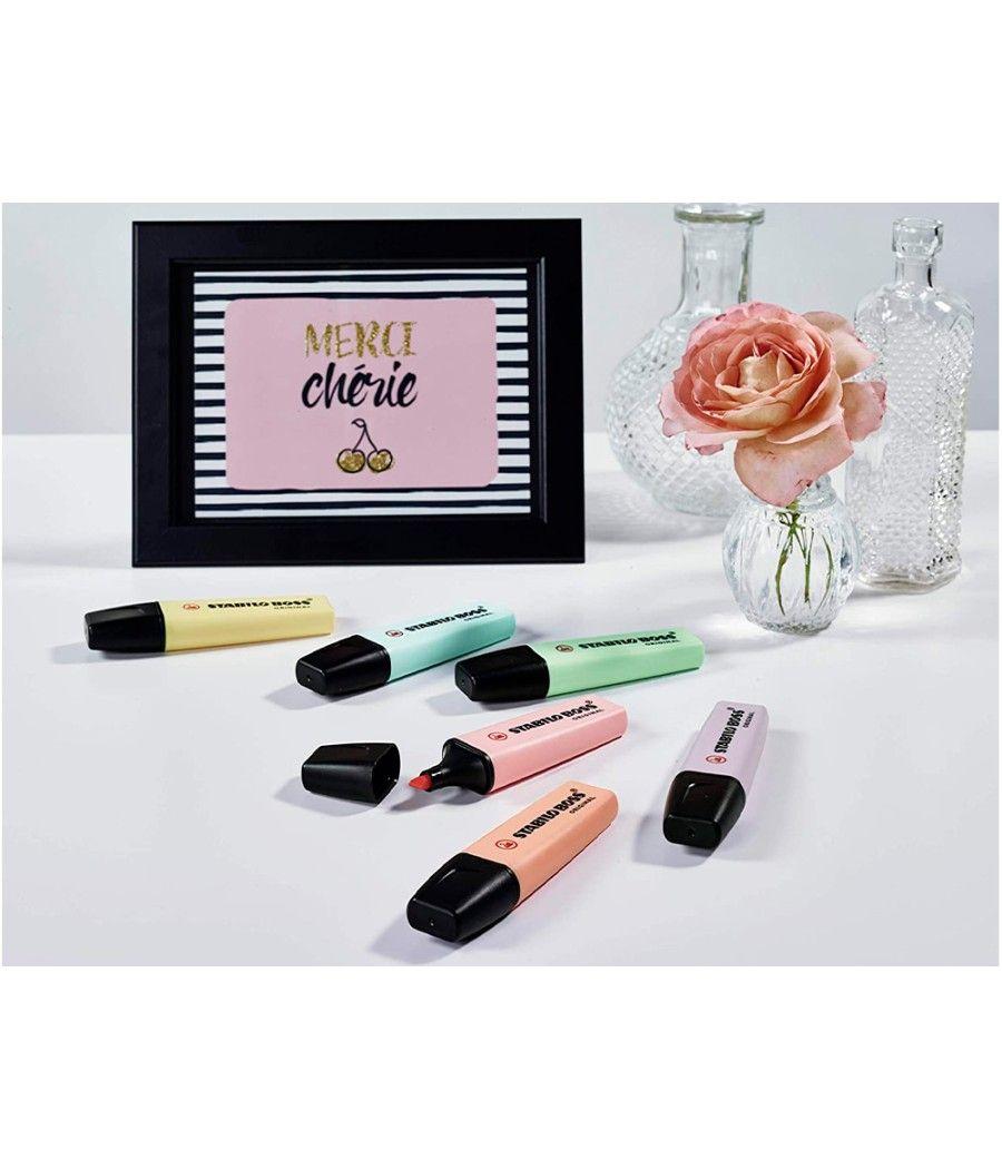 Rotulador stabilo boss fluorescente 70 pastel deskset estuche de 15 unidades colores surtidos - Imagen 7