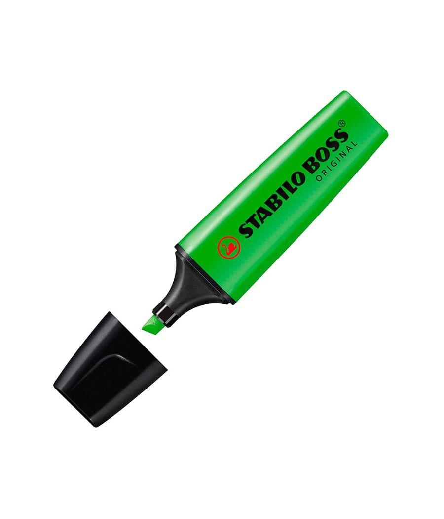 Rotulador stabilo boss fluorescente 70 verde estuche de 4 unidades - Imagen 4