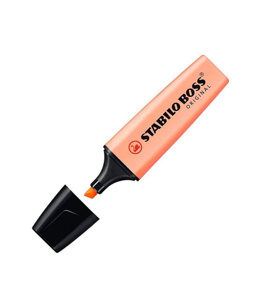 Rotulador stabilo boss fluorescente 70 pastel naranja palido PACK 10 UNIDADES - Imagen 5