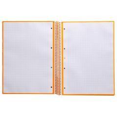 Cuaderno espiral liderpapel a4 micro antartik tapa forrada 80h 90 gr cuadro 5mm 1 banda 4 taladros mostaza - Imagen 6