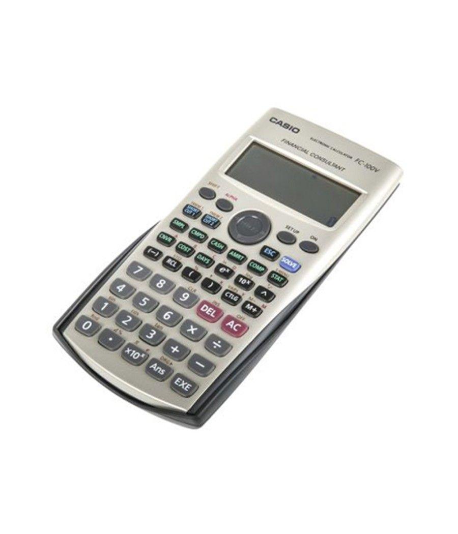 Calculadora casio fc-100v financiera 4 lineas 10+2 dígitos almacénamiento flash calculo de ganancias con tapa - Imagen 5
