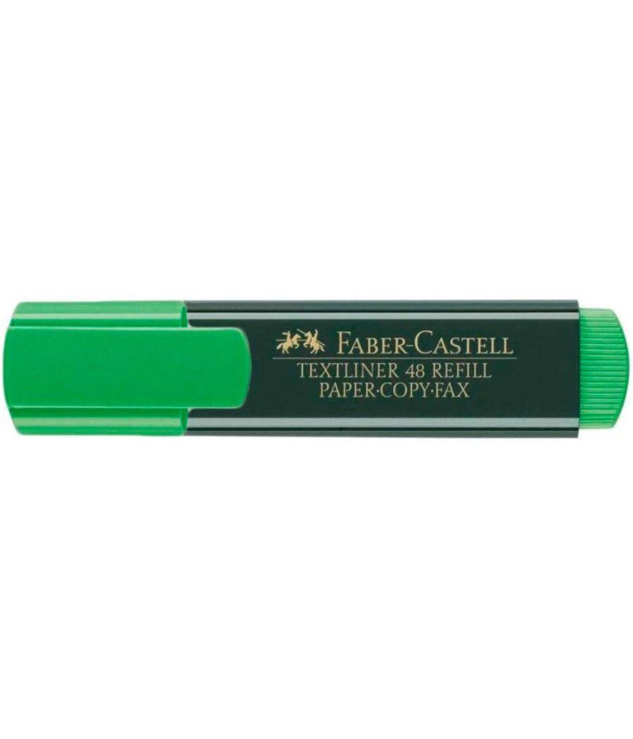 Rotulador faber castell fluorescente textliner 48-63 verde blister de 1 unidad - Imagen 4