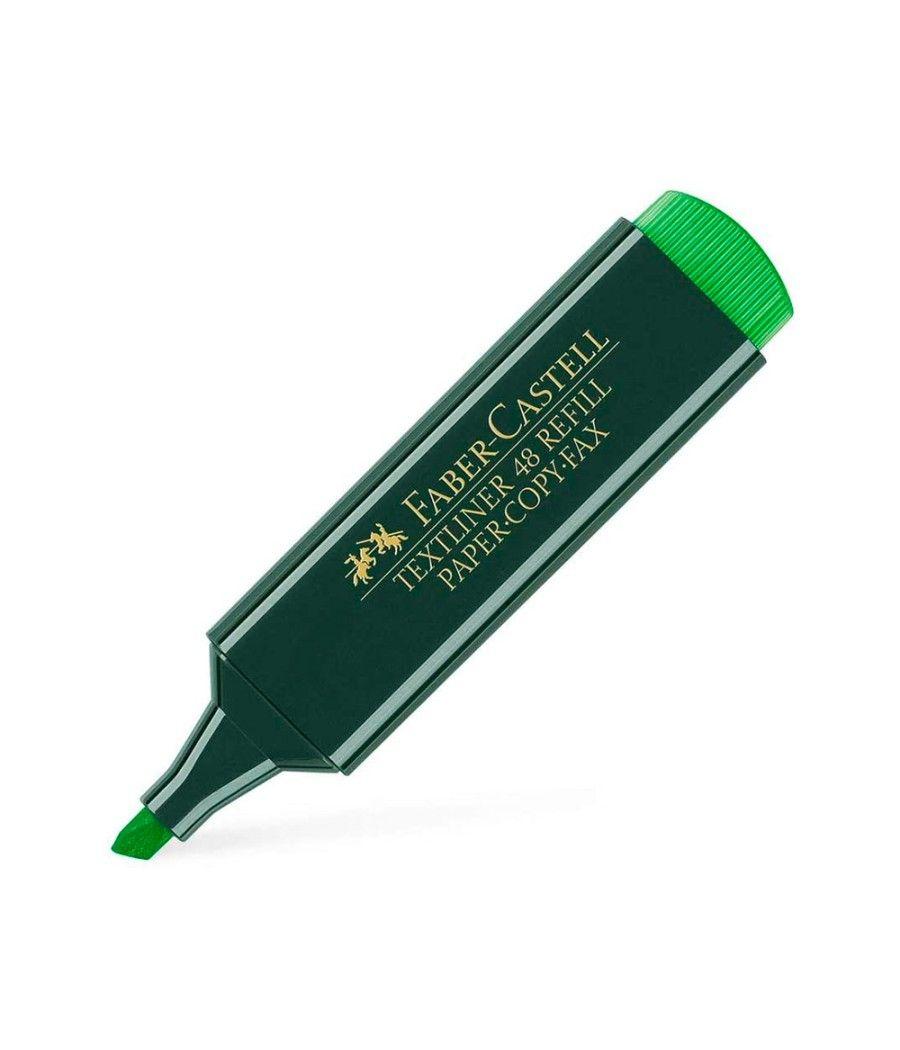 Rotulador faber castell fluorescente textliner 48-63 verde blister de 1 unidad - Imagen 5