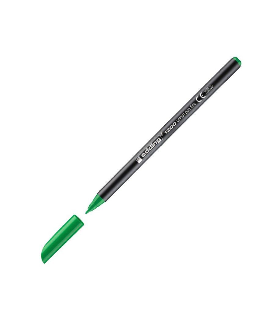 Rotulador edding punta fibra 1200 verde n.4 punta redonda 0.5 mm blister de 2 unidades - Imagen 4
