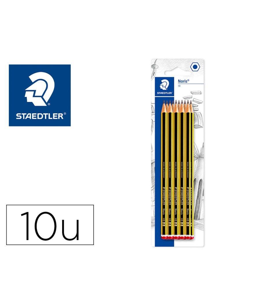 Lápices de grafito staedtler noris n.2 hb blister de 10 unidades - Imagen 2