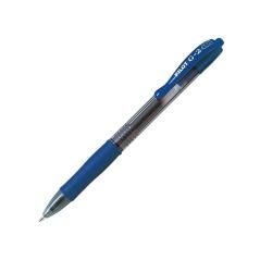 Bolígrafo pilot g-2 azul tinta gel retráctil sujecion de caucho en blister - Imagen 3