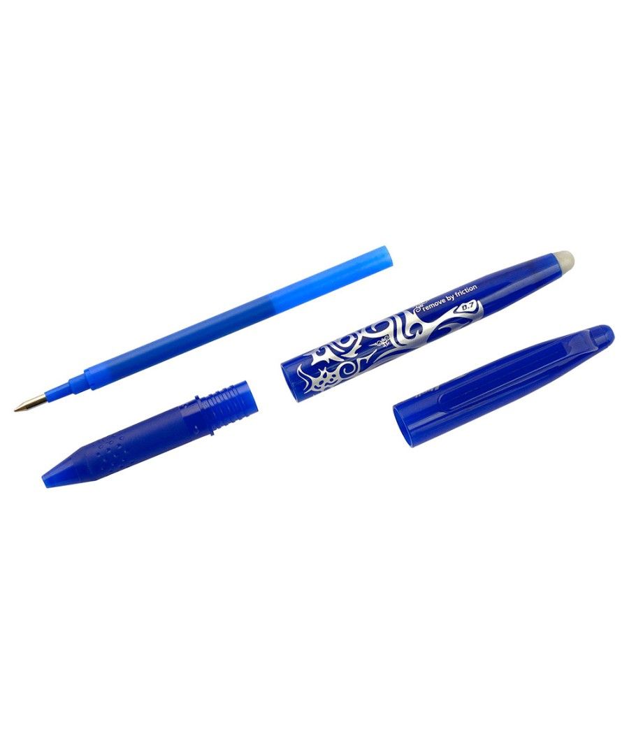 Bolígrafo pilot frixion ball borrable 0,7 mm punta media azul en blister - Imagen 4