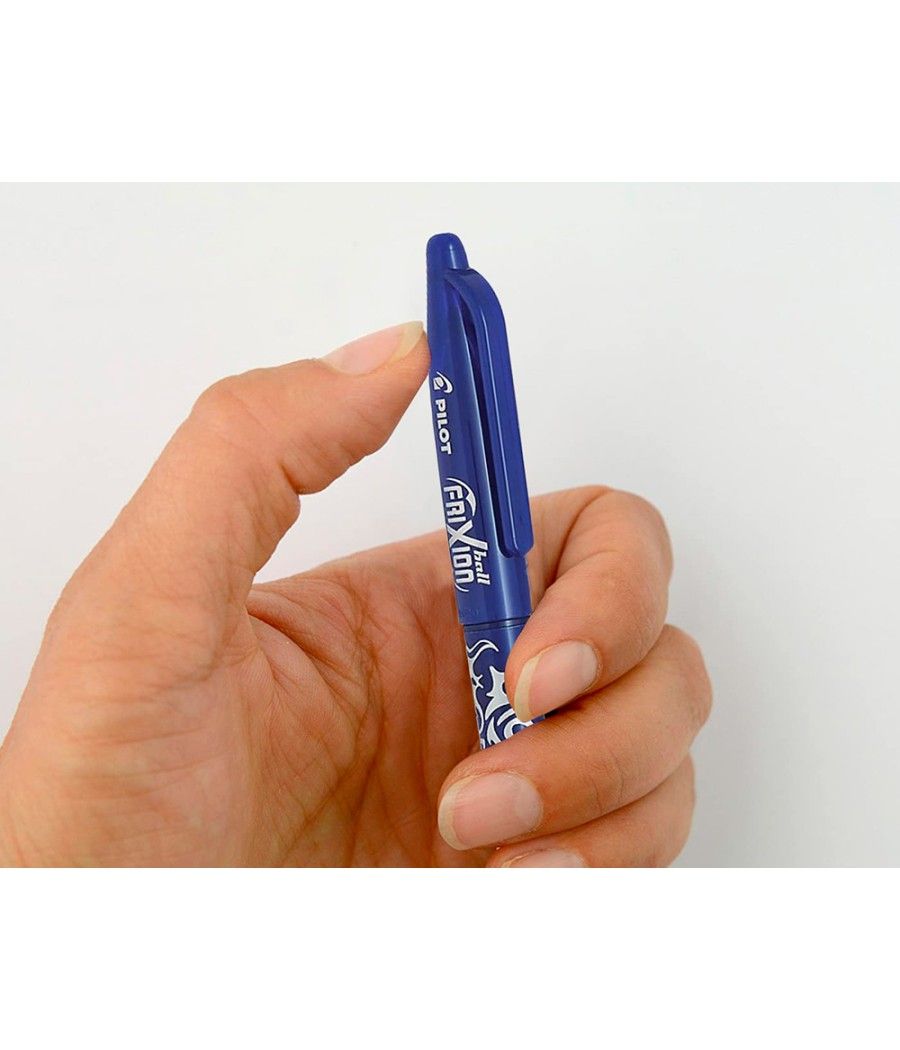 Bolígrafo pilot frixion ball borrable 0,7 mm punta media azul en blister - Imagen 6
