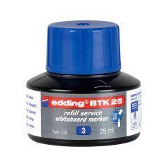 Tinta rotulador edding pizarra blanca btk-25 color azul frasco de 25 ml - Imagen 3