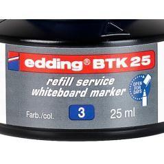 Tinta rotulador edding pizarra blanca btk-25 color azul frasco de 25 ml - Imagen 4