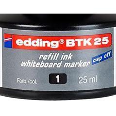 Tinta rotulador edding pizarra blanca btk-25 color negro frasco de 25 ml - Imagen 4