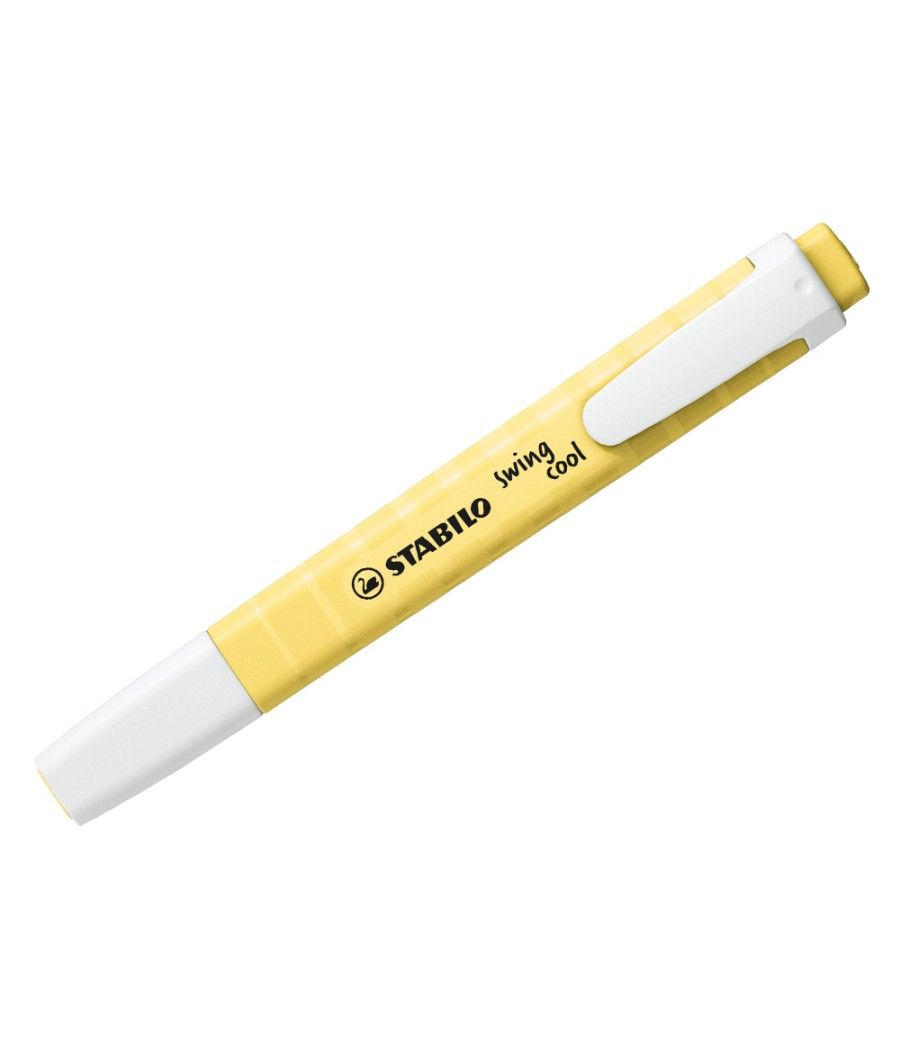 Rotulador stabilo fluorescente swing cool pastel amarillo cremoso PACK 10 UNIDADES - Imagen 4