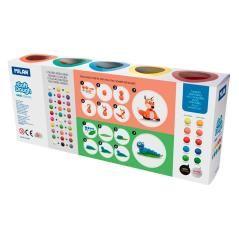 Pasta milan para modelar soft dough basic caja de 10 botes colores surtidos 85 g - Imagen 4