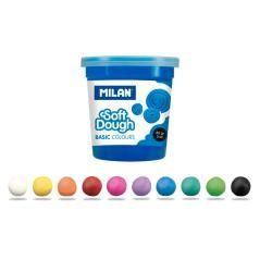 Pasta milan para modelar soft dough basic caja de 10 botes colores surtidos 85 g - Imagen 5