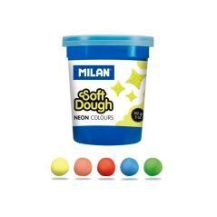 Pasta milan para modelar soft dough neon caja de 5 botes colores surtidos 142 g - Imagen 5