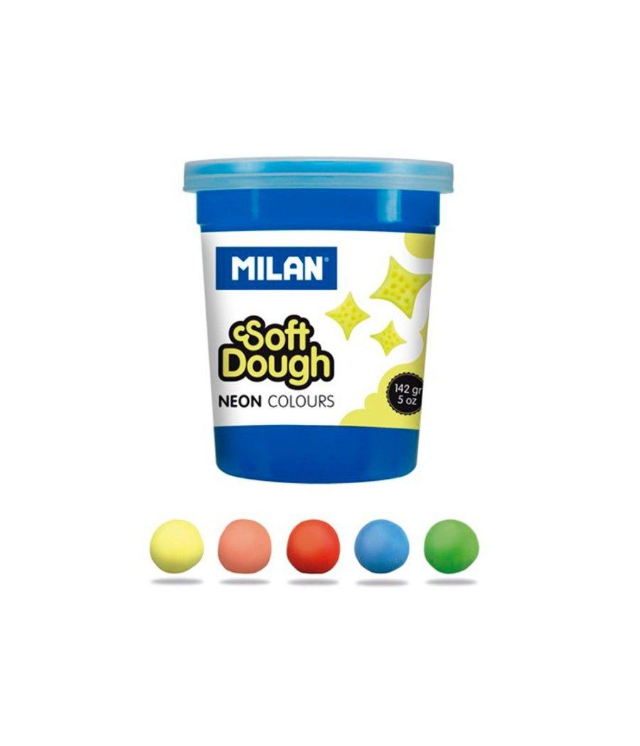 Pasta milan para modelar soft dough neon caja de 5 botes colores surtidos 142 g - Imagen 5