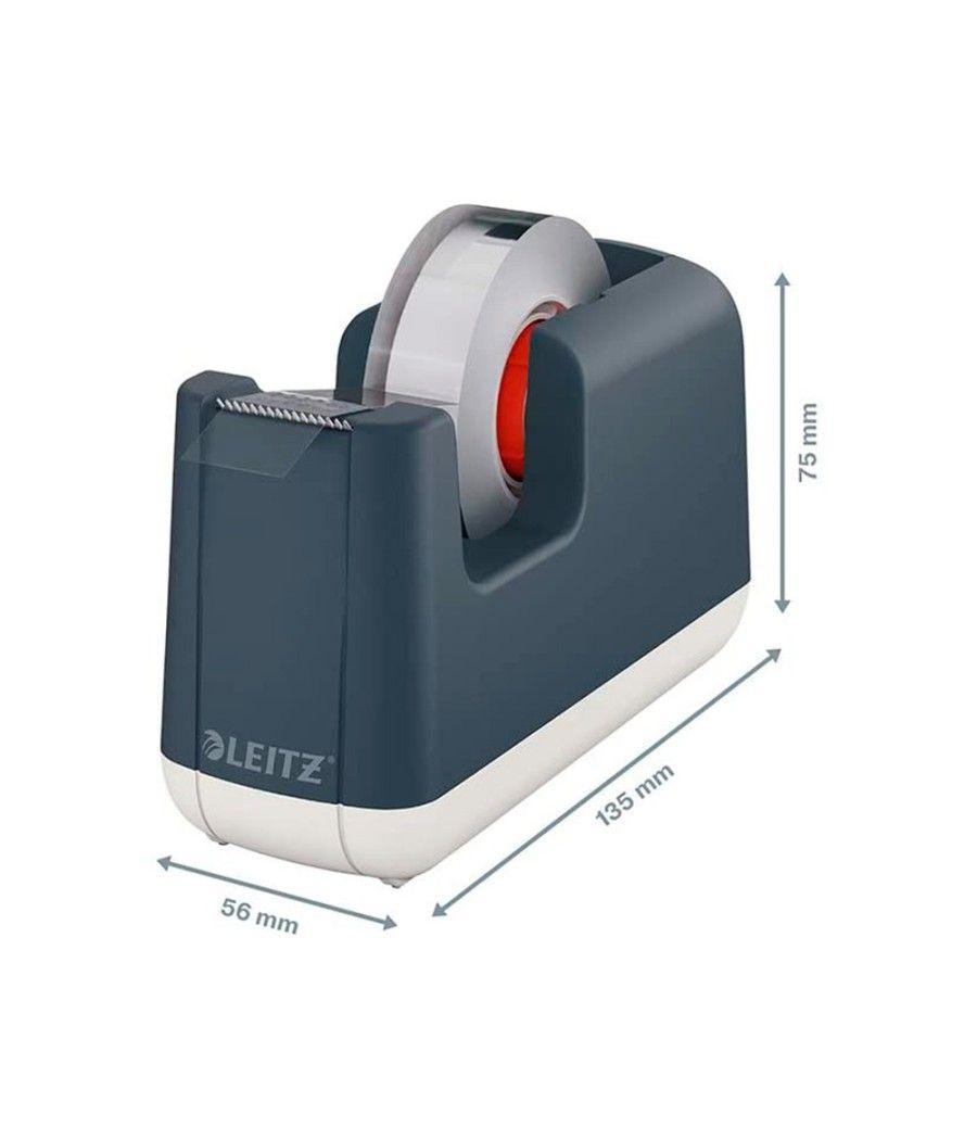 Portarrollo sobremesa leitz cosy plástico para cintas 33 mt color gris - Imagen 4