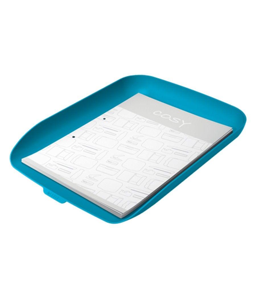 Bandeja sobremesa plástico leitz cosy azul 268x126x358 mm - Imagen 4