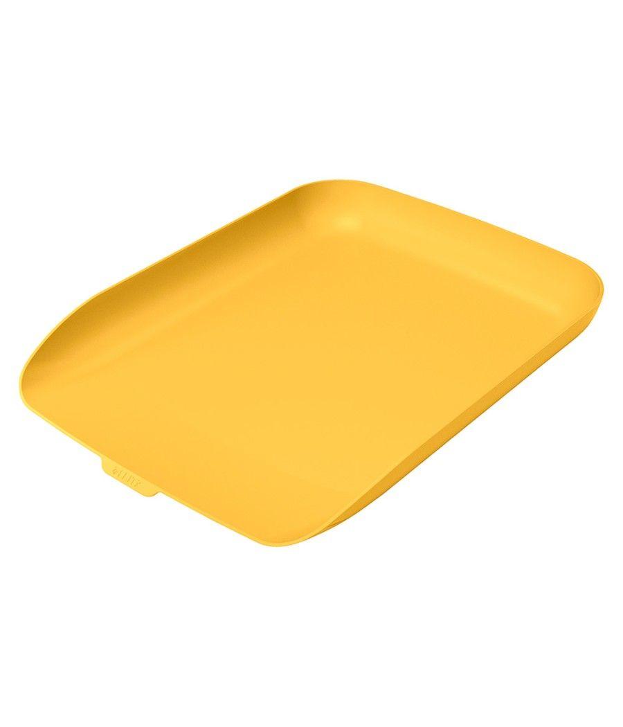 Bandeja sobremesa plástico leitz cosy amarillo 268x126x358 mm - Imagen 2