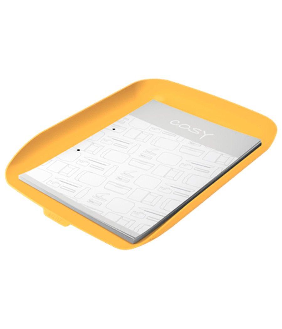 Bandeja sobremesa plástico leitz cosy amarillo 268x126x358 mm - Imagen 3